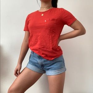 Levi’s Red Pocket T-Shirt